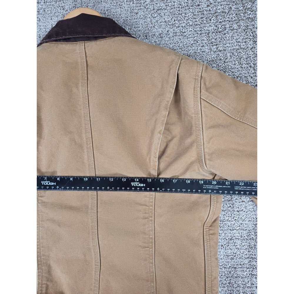 Carhartt WJ097‎ CML Detroit Jacket Camel Tan Blanket Lined Canvas Womens Medium - Picture 8 of 9
